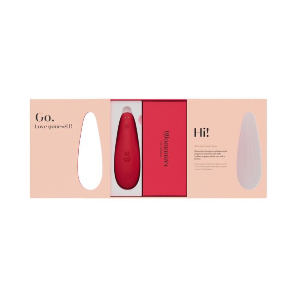 Womanizer x Marilyn Monroe Classic 2 Special Edition Pleasure Air Clitoral Stimulator Vivid Red - Image 3
