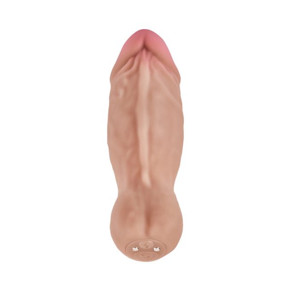 Shaft Bullet Rechargeable Realistic Silicone Mini Vibrator Pine - Image 3