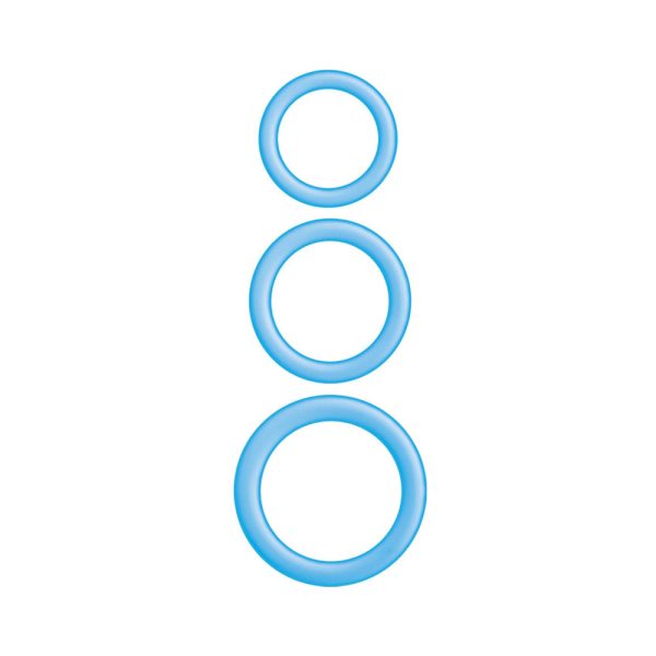 Enhancer Blue Glow Rings Set of 3 - Image 2