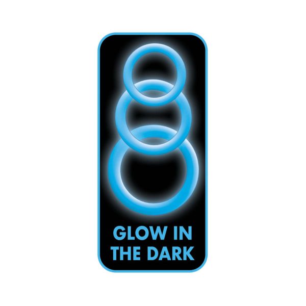 Enhancer Blue Glow Rings Set of 3 - Image 3