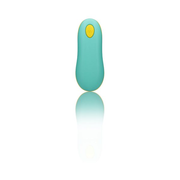 ROMP Cello Rechargeable Remote-Controlled Silicone G-Spot Egg Vibrator Light Teal - Image 6