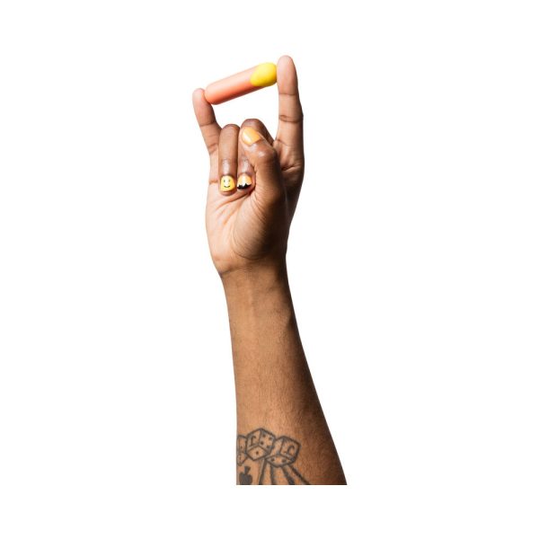 ROMP Riot Rechargeable Bullet Vibrator Light Orange - Image 5
