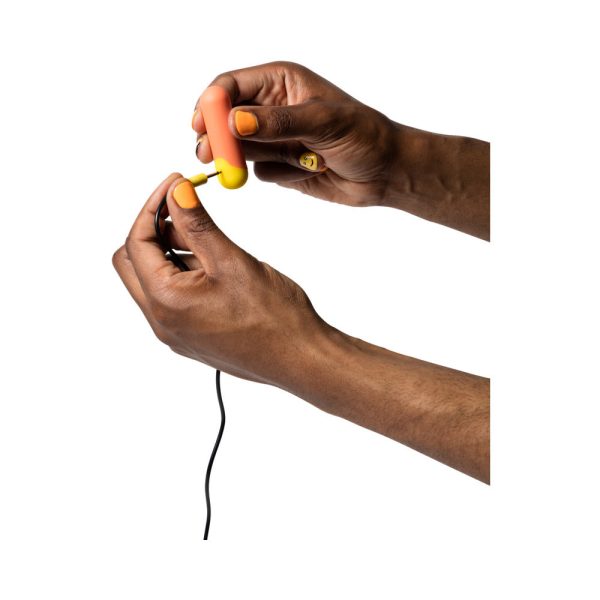 ROMP Riot Rechargeable Bullet Vibrator Light Orange - Image 9