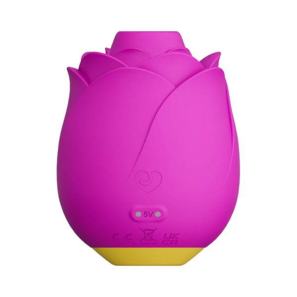 ROMP Rose Rechargeable Silicone Pleasure Air Clitoral Vibrator Pink - Image 2