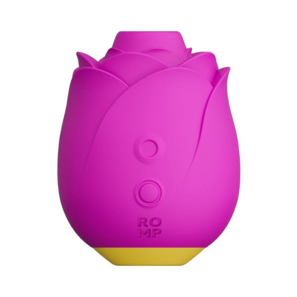 ROMP Rose Rechargeable Silicone Pleasure Air Clitoral Vibrator Pink - Image 3
