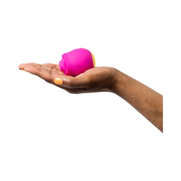ROMP Rose Rechargeable Silicone Pleasure Air Clitoral Vibrator Pink - Image 5