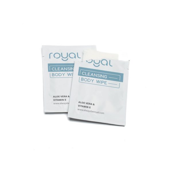 Royal Condom Intimacy Cleansing Wipes Box 30 Count - Image 2