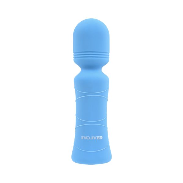 Evolved Out Of The Blue Rechargeable Silicone Wand Vibrator - Image 2