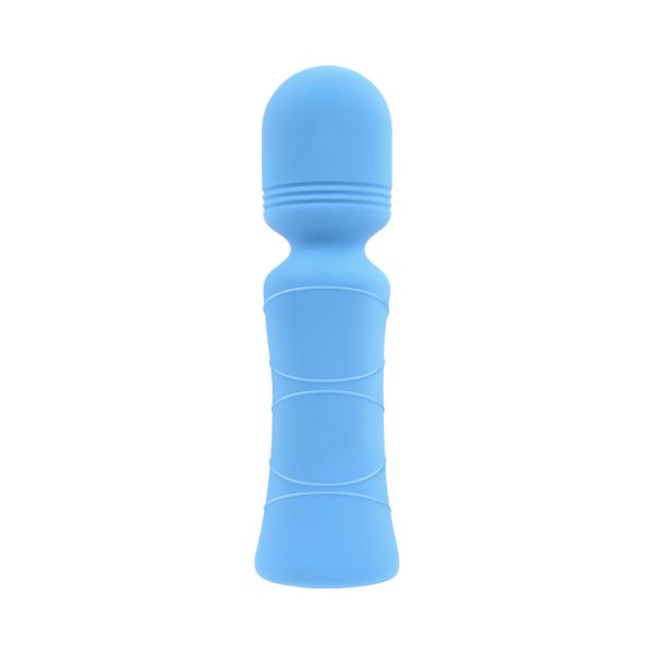 Evolved Out Of The Blue Rechargeable Silicone Wand Vibrator - Image 4