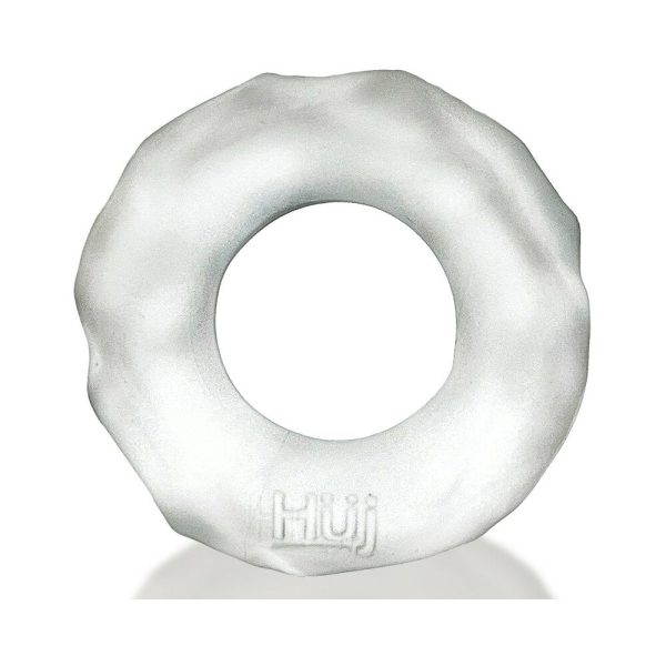 Hunkyjunk Fractal Tactile Cockring Clear Ice - Image 2