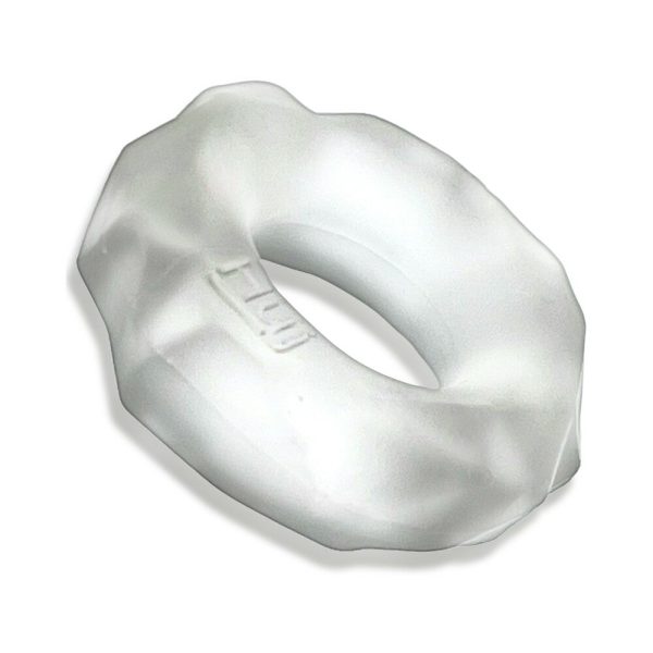 Hunkyjunk Fractal Tactile Cockring Clear Ice - Image 3