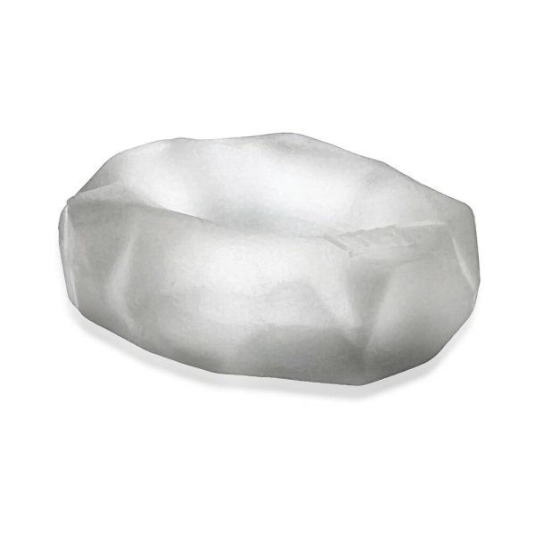 Hunkyjunk Fractal Tactile Cockring Clear Ice - Image 6