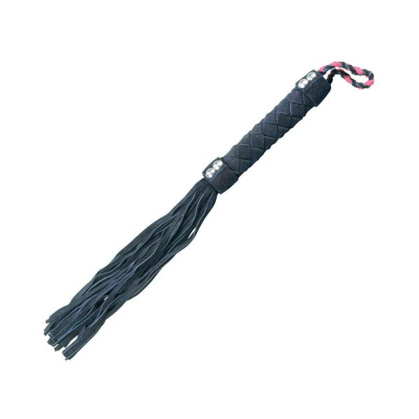 Ple''sur 15.5 in. Leather Flogger Black - Image 2