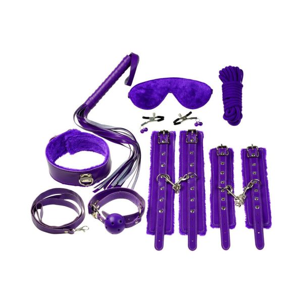 Ple''sur 12-Piece Everything Bondage Kit Purple - Image 2