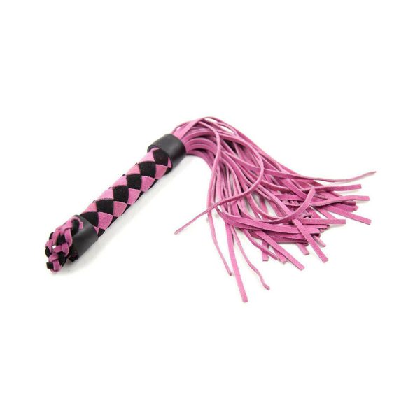 Ple''sur 15.5 in. Leather Flogger Pink - Image 2