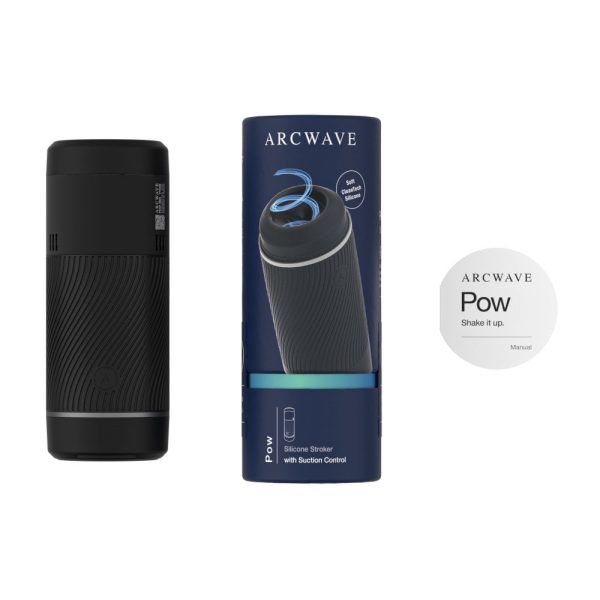 Arcwave Pow Silicone Stroker with Suction Control Black - Image 5