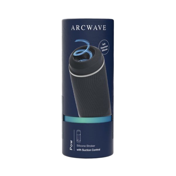 Arcwave Pow Silicone Stroker with Suction Control Black - Image 9