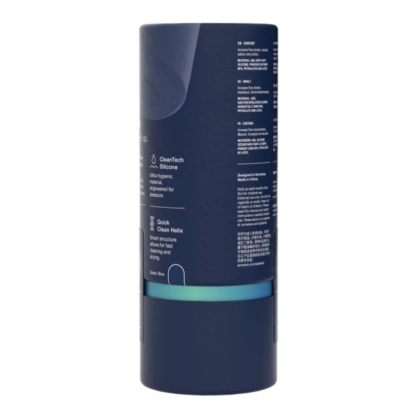 Arcwave Pow Silicone Stroker with Suction Control Blue - Image 10
