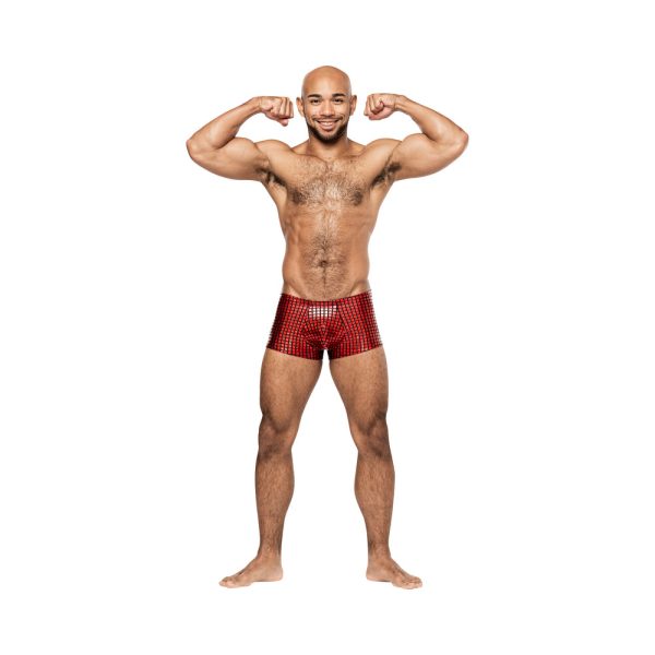 Male Power Disco Desire Mini Short Black/Red M - Image 2