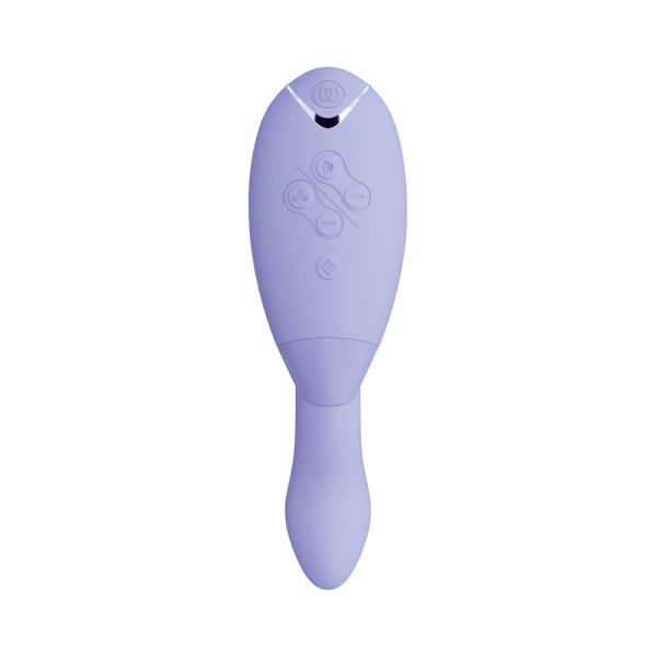 Womanizer Duo 2 Rechargeable Dual Stimulation Pleasure Air and G-Spot Vibrator Lilac - Image 2