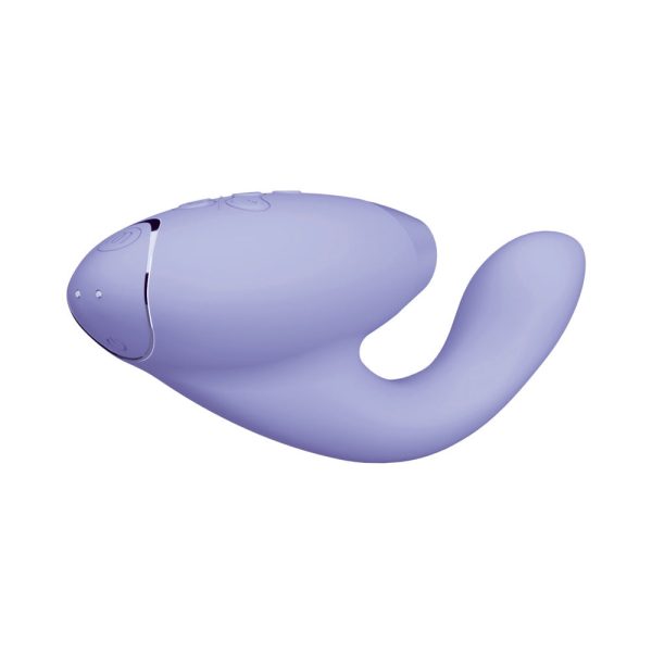 Womanizer Duo 2 Rechargeable Dual Stimulation Pleasure Air and G-Spot Vibrator Lilac - Image 5