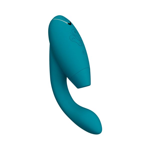 Womanizer Duo 2 Rechargeable Dual Stimulation Pleasure Air and G-Spot Vibrator Petrol - Image 6