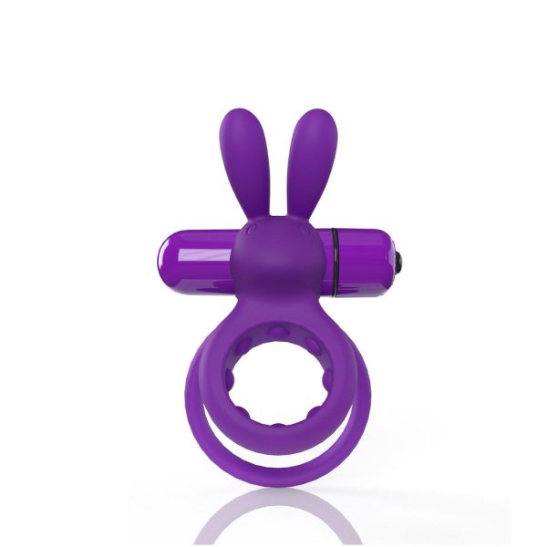 Screaming O 4B Ohare Vibrating Rabbit Double Cockring Grape - Image 2