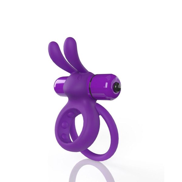 Screaming O 4B Ohare Vibrating Rabbit Double Cockring Grape - Image 3