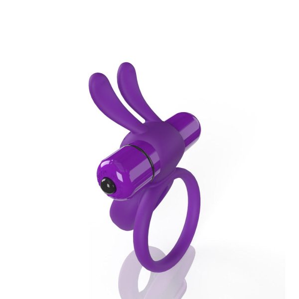 Screaming O 4B Ohare Vibrating Rabbit Double Cockring Grape - Image 4