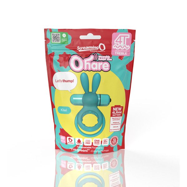 Screaming O 4T Ohare Vibrating Rabbit Double Cockring Kiwi - Image 5