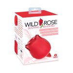 Wild Rose and Tongue Sucking and Licking Vibrator Red