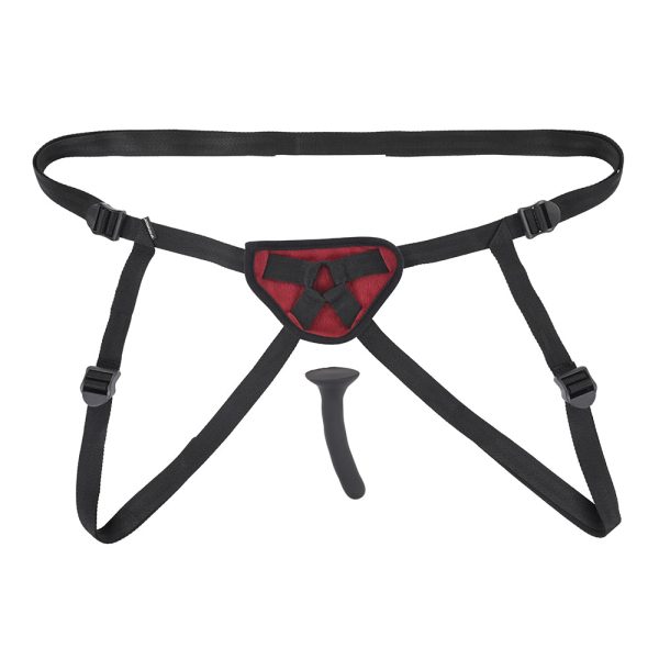 Sportsheets Saffron Silicone Pegging Kit with Adjustable Strap-On Harness & 5 in. Dildo - Image 8