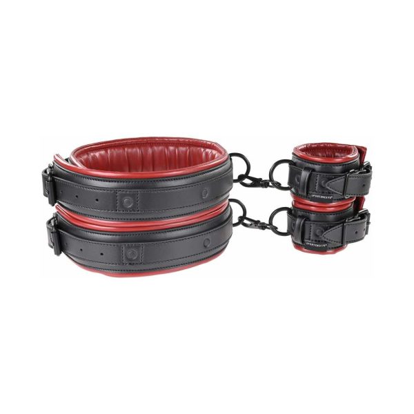 Sportsheets Saffron Adjustable Thigh & Wrist Cuff Set - Image 2