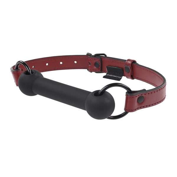 Sportsheets Saffron Silicone Bit Gag with Adjustable Buckle - Image 4