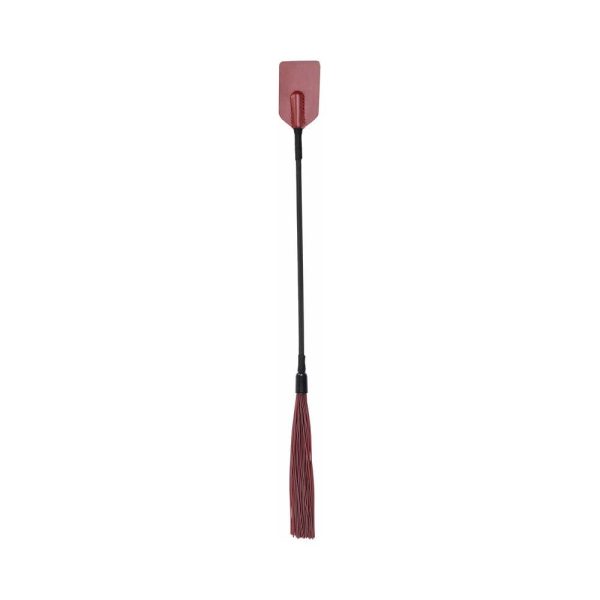 Sportsheets Saffron Tap & Tickle Dual-Ended Crop and Silicone Flogger - Image 2