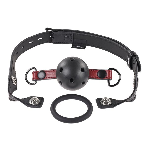 Sportsheets Saffron Interchangeable Gag with Adjustable Buckle - Image 4