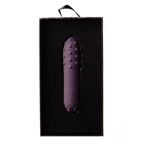 Je Joue Duet Rechargeable Silicone Multi-Surfaced Bullet Vibrator Purple - Image 7