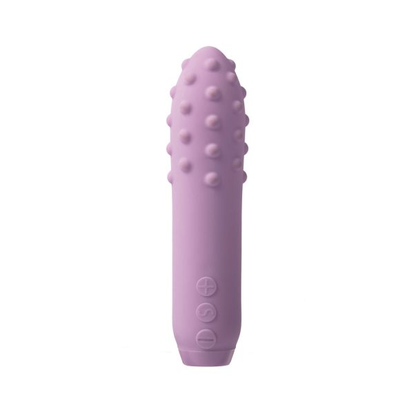Je Joue Duet Rechargeable Silicone Multi-Surfaced Bullet Vibrator Lilac - Image 2
