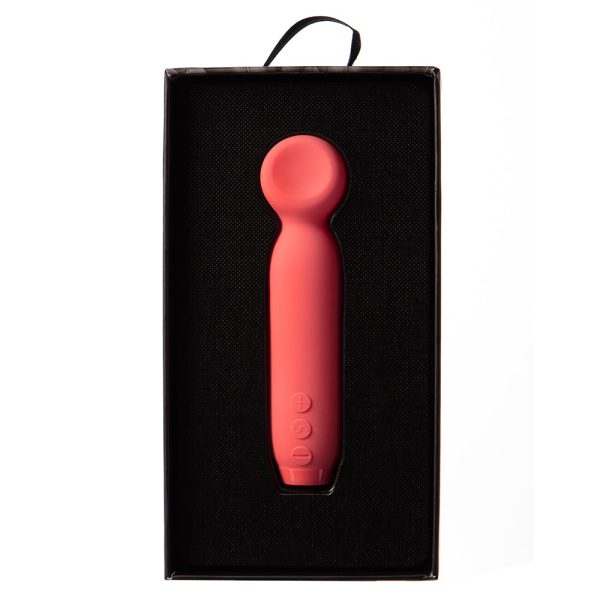 Je Joue Vita Rechargeable Silicone Wand Tip Bullet Vibrator Watermelon Pink - Image 6