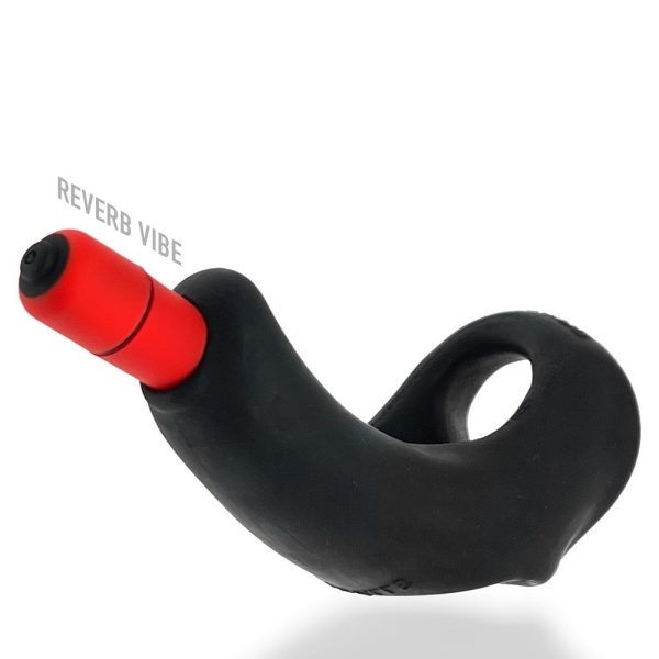 Hunkyjunk Buzzfuck Cock & Ball Sling with Taint Vibrator Tar Ice - Image 5