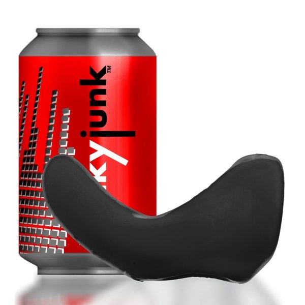 Hunkyjunk Buzzfuck Cock & Ball Sling with Taint Vibrator Tar Ice - Image 8