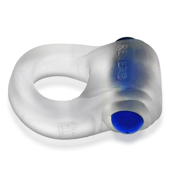 Hunkyjunk Revring Cockring with Bullet Vibrator Clear Ice - Image 5