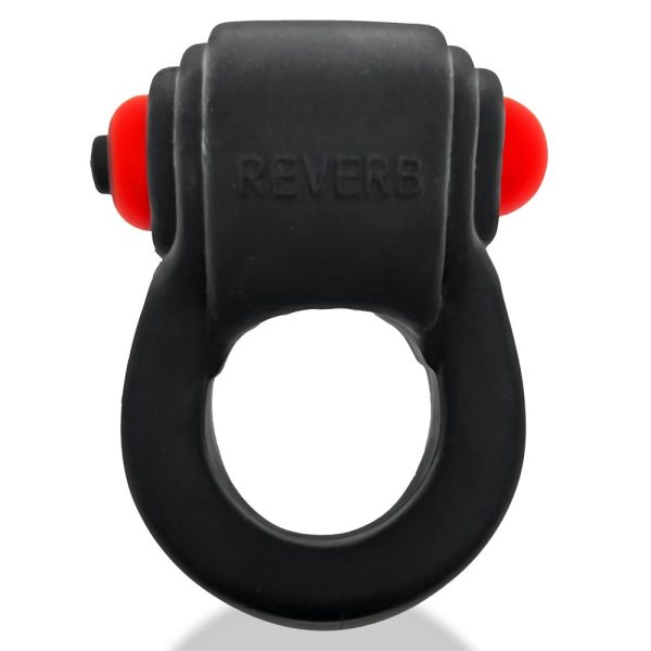 Hunkyjunk Revring Cockring with Bullet Vibrator Tar Ice - Image 2