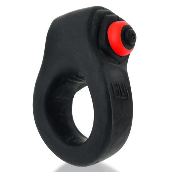 Hunkyjunk Revring Cockring with Bullet Vibrator Tar Ice - Image 3