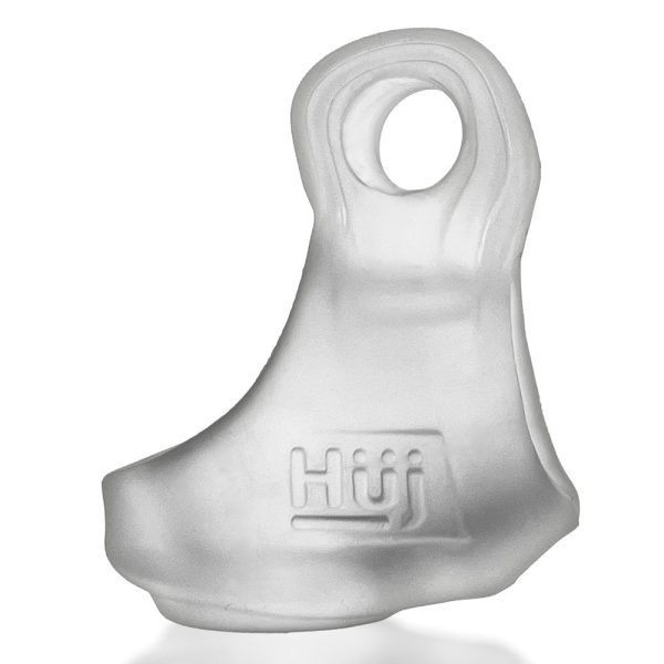 Hunkyjunk Revsling Cock & Ball Sling with Bullet Vibrator Clear Ice - Image 2