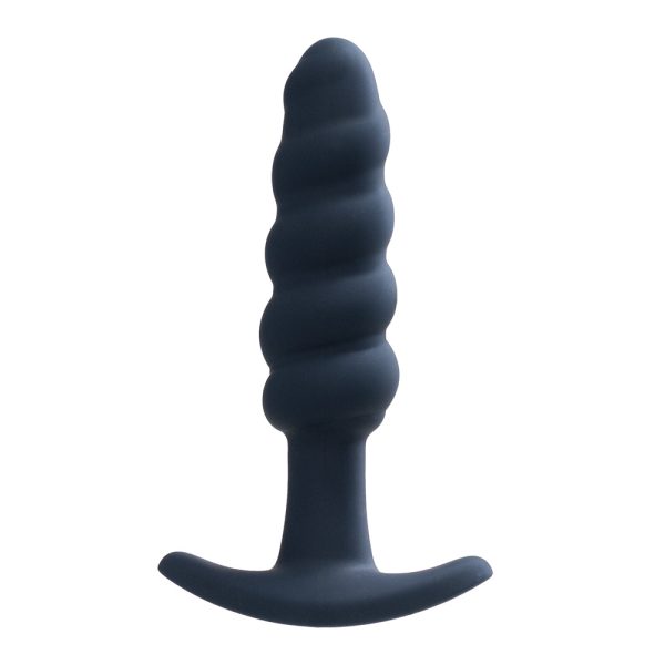 VeDO Twist Rechargeable Silicone Vibrating Anal Plug Black - Image 2