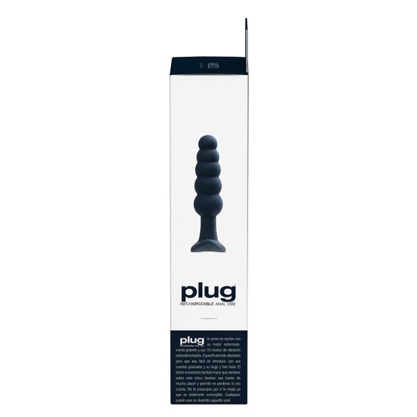 VeDO Plug Rechargeable Silicone Vibrating Anal Plug Black - Image 7