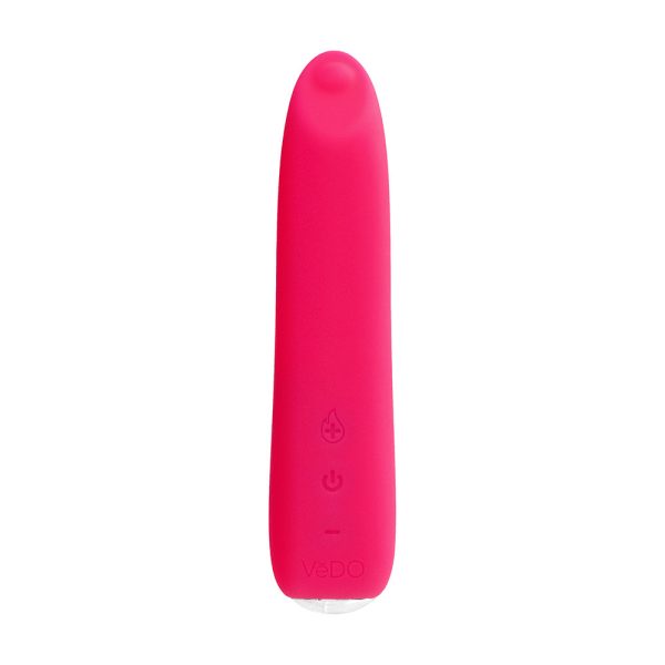 VeDO Boom Rechargeable Warming Silicone Slimline Vibrator Pink - Image 2