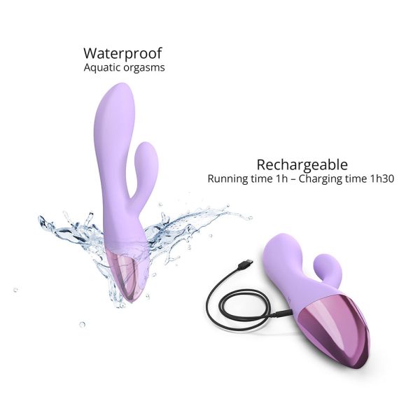 Love to Love Funky Bunny Baby Rabbit Vibrator Viva Mauve - Image 5