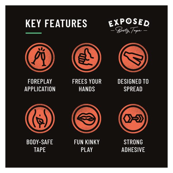 Exposed Booty Tape (20 Pieces Per Box) - Image 2